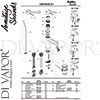 Armitage Shanks BC121AA Mixer Spare Tech Diagram