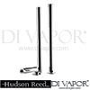 Hudson Reed Topaz Bath Shower Mixer With Extended Leg Set Spare