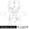 Hudson Reed BC305DX Mixer Spare Parts Diagram