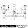 Hudson Reed Topaz Basin Mixer Tap Pop-up Waste Dimension