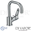 Ideal Standard Alpha One Hole High Spout Basin Mixer Spare Parts