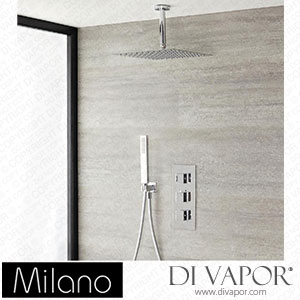 Milano BDL0686EU Arvo Chrome Thermostatic Shower (2 Outlet) Spare Parts