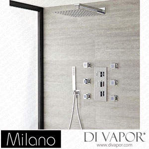 Milano BDL1035 Arvo Chrome Thermostatic Shower with Diverter (3 Outlet) Spare Parts