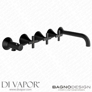 BagnoDesign BDM-BIS-447X-MB Bristol | Wall Mounted 5 Hole Bath Shower Mixer Spare Parts