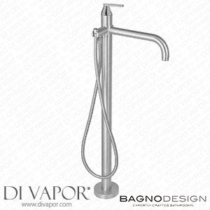 BagnoDesign BDM-BIS-451L-CP Bristol | Floor Mounted Bath Shower Mixer without Hand Shower Spare Parts