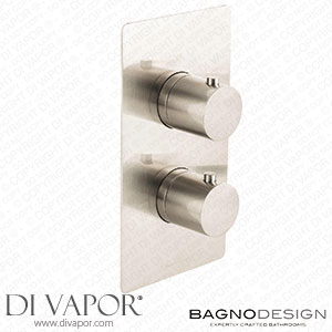 BagnoDesign BDM-Koy-T301-A-NB Koy | Trim Part for Thermostatic Shower Mixer 1 Outlet Spare Parts