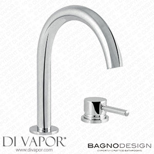 BagnoDesign BDM-MLI-304-CP M Line | 2 Hole Deck mounted Basin Mixer Spare Parts