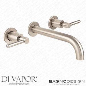 BagnoDesign M-Line Brushed Nickel Wall Mounted 3-Hole Basin Mixer - BDM-MLI-309-A-NB Spare Parts