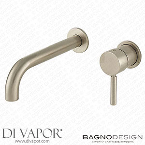 BagnoDesign M-Line Brushed Nickel Wall Mounted 2-Hole Basin Mixer - BDM-MLI-315-A-NB Spare Parts