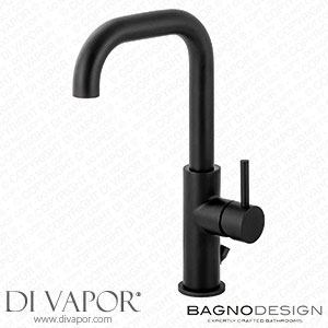 BagnoDesign M-Line Matt Black Tall Mono Basin Mixer with Pop-Up Waste - BDM-MLI-322-BK Spare Parts