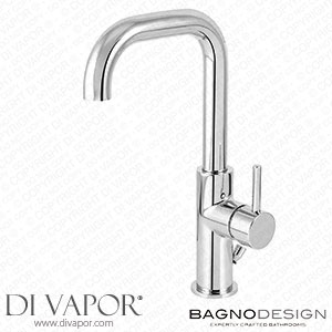 BagnoDesign M-Line Chrome Tall Mono Basin Mixer with Pop-Up Waste - BDM-MLI-322-CP Spare Parts