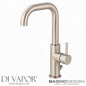 BagnoDesign M-Line Brushed Nickel Tall Mono Basin Mixer with Pop-up Waste - BDM-MLI-322-NB Spare Parts