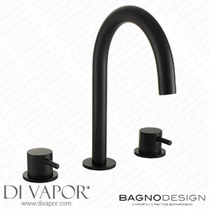 BagnoDesign BDM-MLI-403-MB M-Line | Diffusion 3 Hole Deck Mounted Basin Mixer Spare Parts