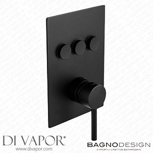 BagnoDesign BDM-MLI-413-MB M-Line | Diffusion 3 Outlet Shower Mixer Spare Parts