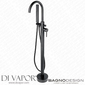 BagnoDesign M-Line Diffusion Matt Black Freestanding Bath Shower Mixer - BDM-MLI-438-MB Spare Parts