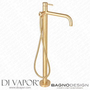 BagnoDesign BDM-MLI-451-LZ M-Line | Floor Mounted Bath Mixer Spare Parts