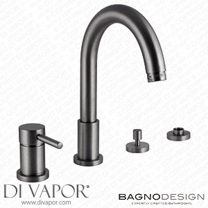 BagnoDesign BDM-MLI-452-AN M-Line | 4 Hole Deck Mounted Bath Mixer Spare Parts