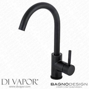 BagnoDesign BDM-MLI-611035-A-BK M-Line | Kitchen Sink Mixer with Swivel Spout 325mm Spare Parts