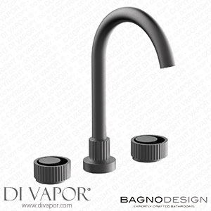 BagnoDesign BDM-ORO-303S-AN Orology | 3 Hole Basin Mixer without Waste Spare Parts