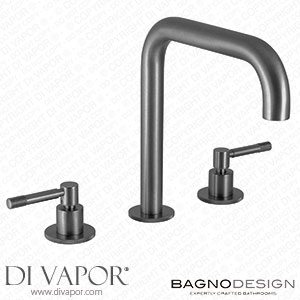 BagnoDesign BDM-REV-403-AN Revolution | 3 Hole Deck Mounted Basin Mixer Spare Parts