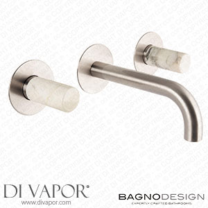 BagnoDesign BDM-SES-309-W-NB Sestriere | 3 Hole Concealed Basin Mixer with White Marble Handle Spare Parts