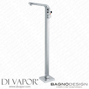 BagnoDesign BDM-SFM-451-CP Stereo FM | Floor Mounted Bath Mixer without Hand Shower Spare Parts