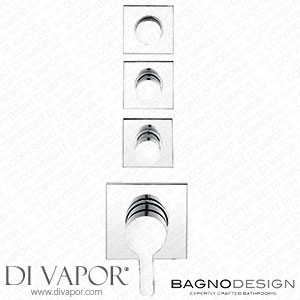 BagnoDesign BDM-SPA-M303-CP Bagnospa | 3 Outlet Manual Shower Mixer Spare Parts