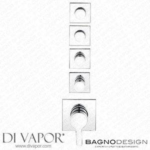 BagnoDesign BDM-SPA-M304-CP Bagnospa | 4 Outlet Manual Shower Mixer Spare Parts