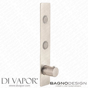 BagnoDesign Toko Brushed Nickel Round Vertical 2 Outlet Thermostatic Shower Valve - BDM-TOK-T302VR-CN-NB Spare Parts