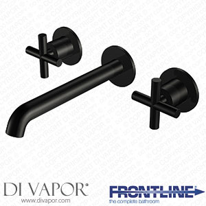 Frontline Aquaflow BE23012CG Mineral Wall Mounted 3Th Lever Bath Filler Matt Black Spare Parts