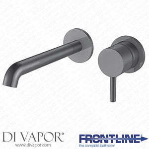 Frontline Aquaflow BE23012PG Mineral Wall Mounted Bath Filler Brushed Steel Spare Parts