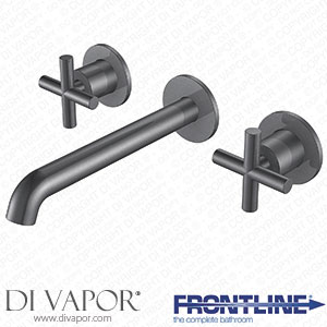 Frontline Aquaflow BE23012SP Mineral Wall Mounted 3Th Lever Bath Filler Brushed Steel Spare Parts