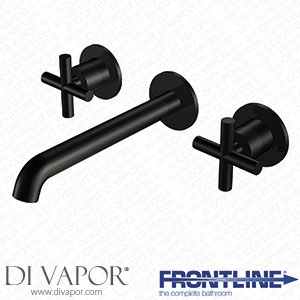 Frontline Aquaflow BE55004SB Mineral Wall Mounted 3Th Crosshead Basin Mixer Matt Black Spare Parts