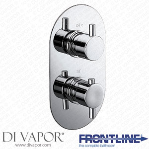 Frontline BIQEVC02D Evoke Twin Concealed Thermostatic Shower Valve with Diverter Spare Parts