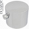 Chrome Smooth Temperature Control Handle for Mode Banks Concealed Twin and Triple Shower Valves BKN8