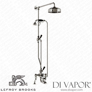 Lefroy Brooks CLASSIC BLACK THERMOSTATIC BATH SHOWER MIXER RISER KIT HANDSET LEVER DIVERTER 8 ROSE & ADJUSTABLE RISER PIPE BRACKET (BL 8825) Spare Parts