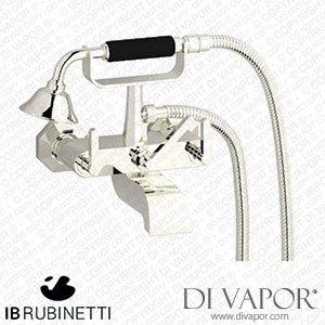 IB Rubinetti BL250PL Belmondo + Belmondo Elle Wall Mounted Bath Filler Complete with Shower Kit Spare Parts