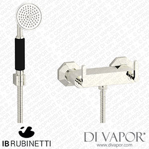 IB Rubinetti BL350PL Belmondo + Belmondo Elle Wall Mounted Shower Mixer with Shower Kit Spare Parts