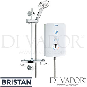 Bristan BL395 W Bliss Electric Shower 9.5kW - White - Spare Parts