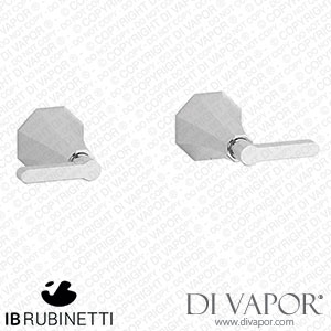 IB Rubinetti BL400CC Belmondo + Belmondo Elle Two Holes Wall Mounted Shower Spare Parts