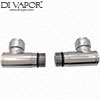 Exposed Shower Valve Elbows Spare