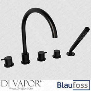 Blaufoss 200386 Round 5-Hole Rim-Mounted Bath Shower Tap Spare Parts