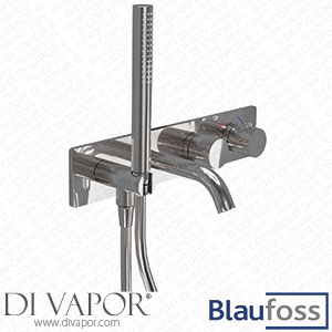 Blaufoss 200396 Round Thermostatic Built-In Bath Tap with Shower Head Spare Parts