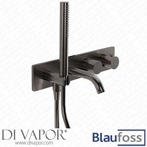 Blaufoss 200407 Round Thermostatic Built-In Bath Tap with Shower Head Spare Parts