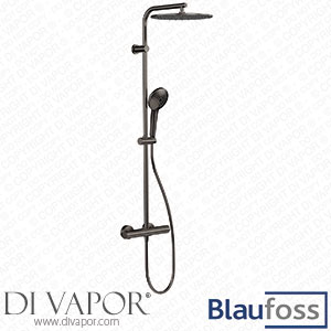 Blaufoss 200442 Round 300 Thermostatic Rain Shower Set Brushed Gunmetal Spare Parts