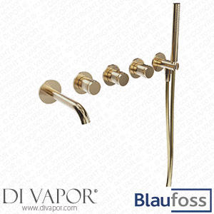 Blaufoss 200532 Pavilion Built-in Bath Tap Thermostatic with Hand Shower Set Spare Parts