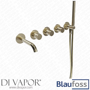 Blaufoss 200535 Pavilion Bath Shower Tap with Built-In Valve Spare Parts