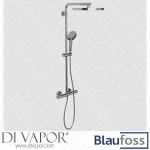 Blaufoss 201114 Nola 300 Wall Mounted Chrome Thermostatic Shower Spare Parts