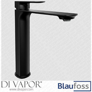 Blaufoss 201529 Bodan Raised Washbasin Tap Matt Black Spare Parts