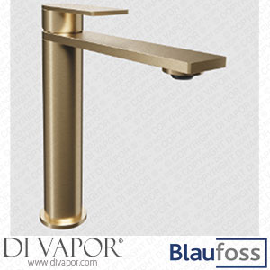 Blaufoss 201556 Fenix Raised Washbasin Tap Brushed Champagne Gold Spare Parts